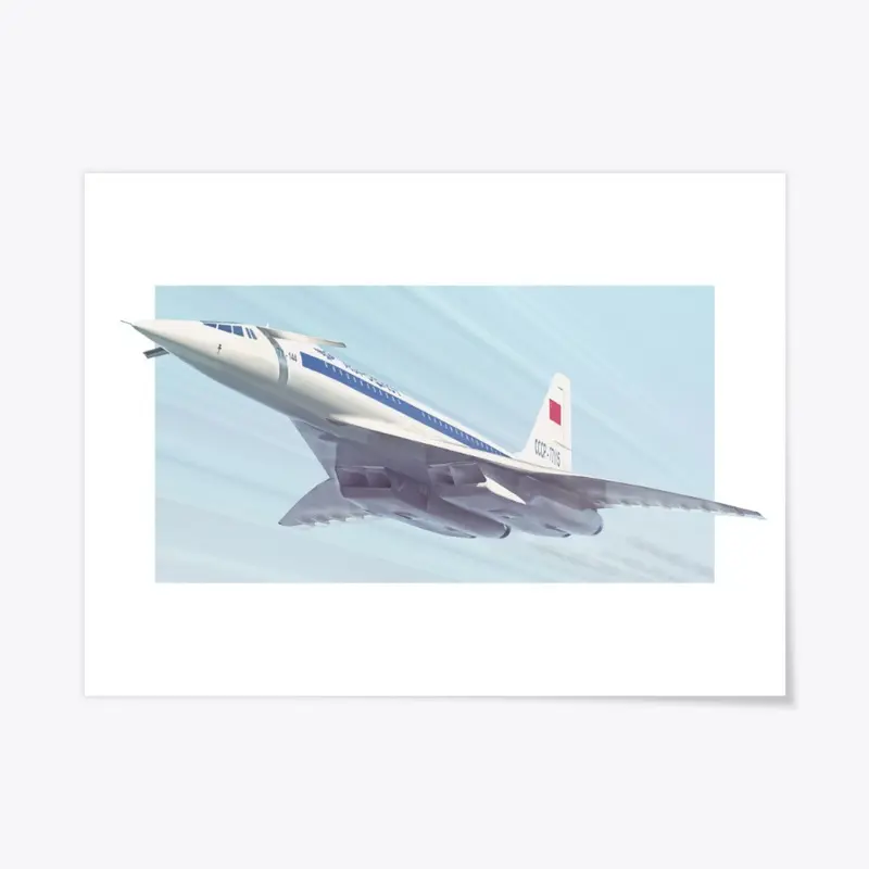 Tu-144 Poster