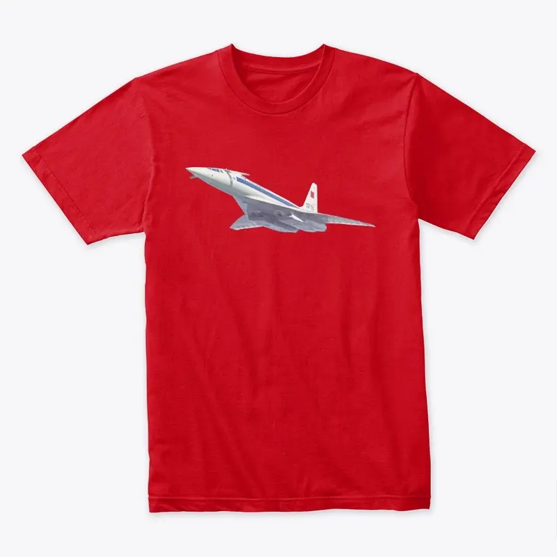 Tu-144 T-Shirt (version 2)